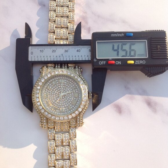 Techno Pave Watch Blingout Blinding Boyfriend Chiunky - Picture 14 of 15